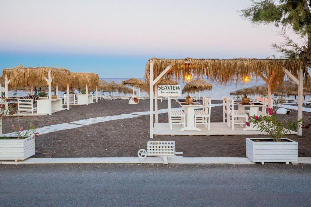Sea View Beach Hotel (Adults Only) Perivolos  Bagian luar foto