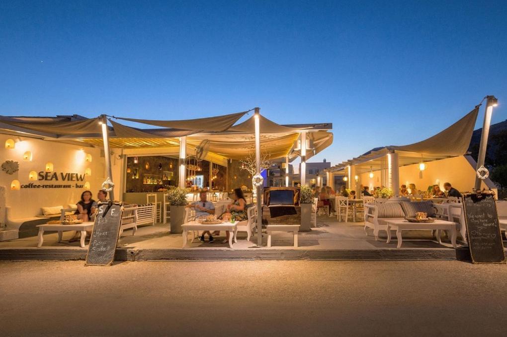 Sea View Beach Hotel (Adults Only) Perivolos  Bagian luar foto