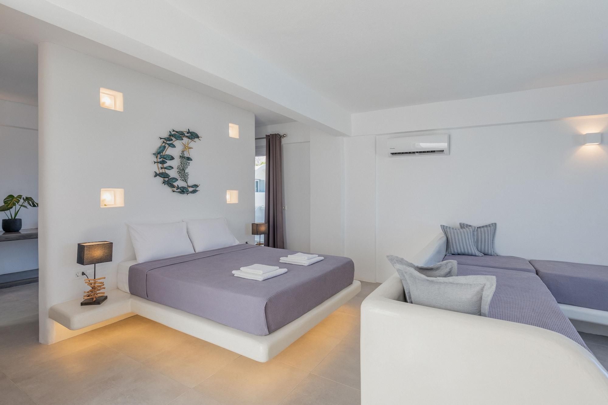 Sea View Beach Hotel (Adults Only) Perivolos  Bagian luar foto