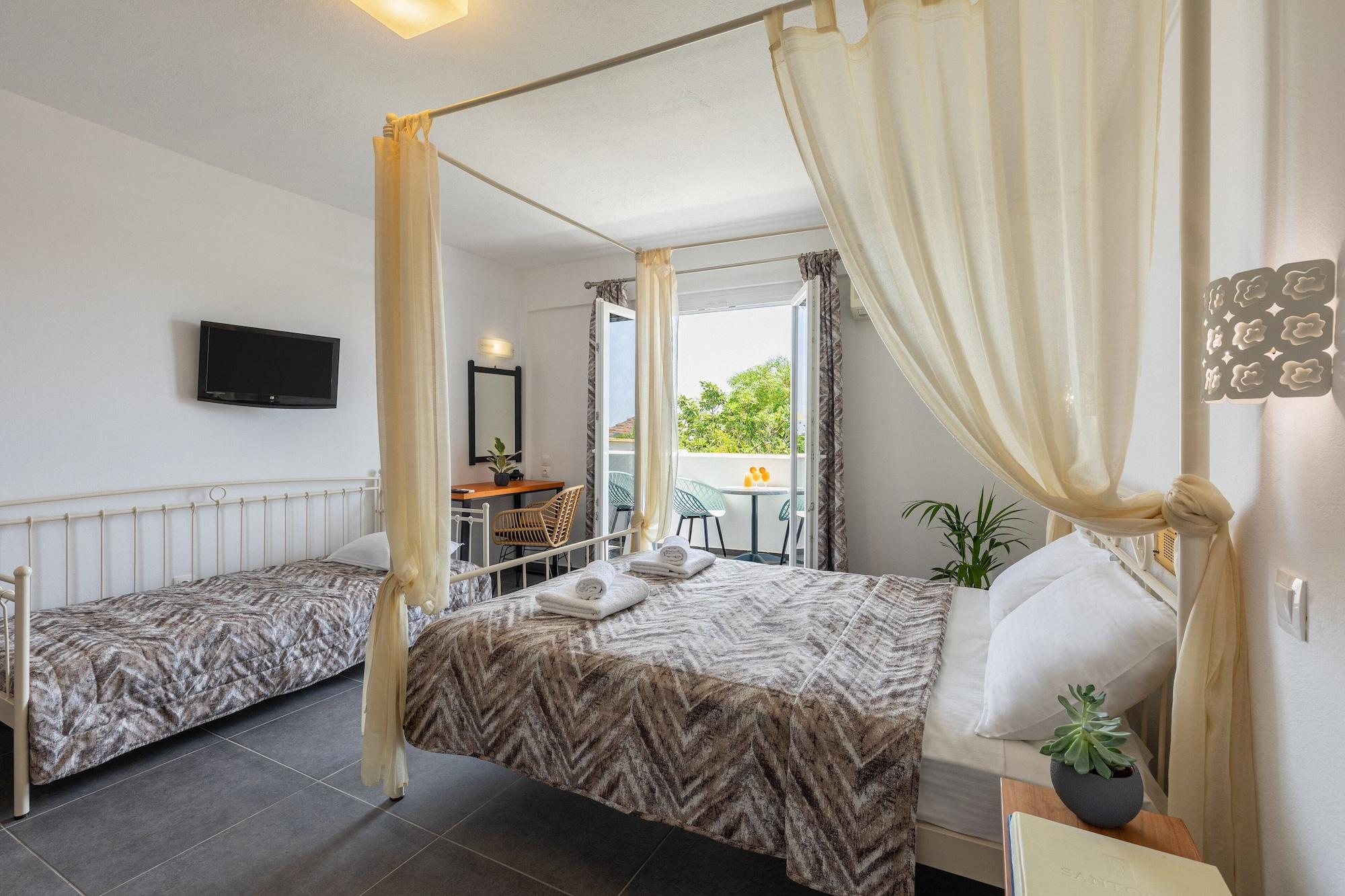 Sea View Beach Hotel (Adults Only) Perivolos  Bagian luar foto